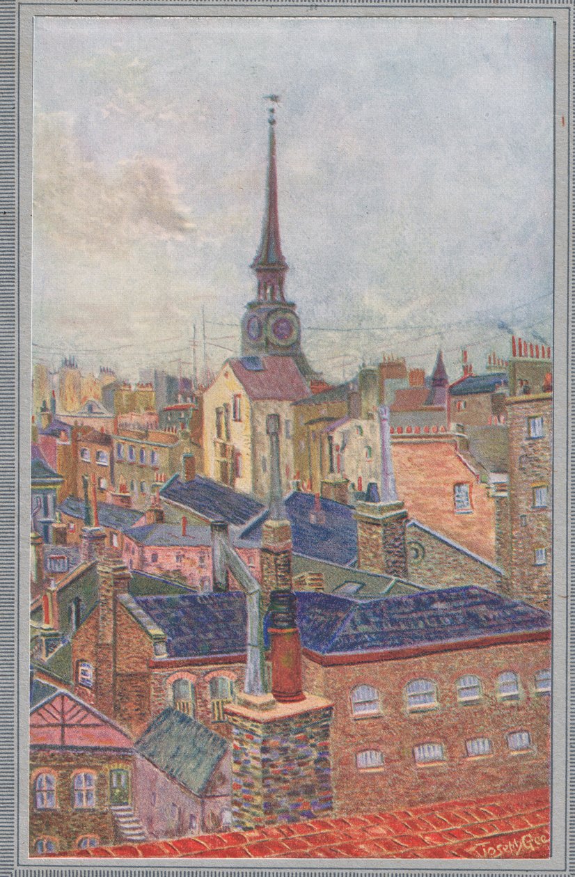 Fra mit vindue, fra Allies in Art udgivet c.1925 af Joseph Gee