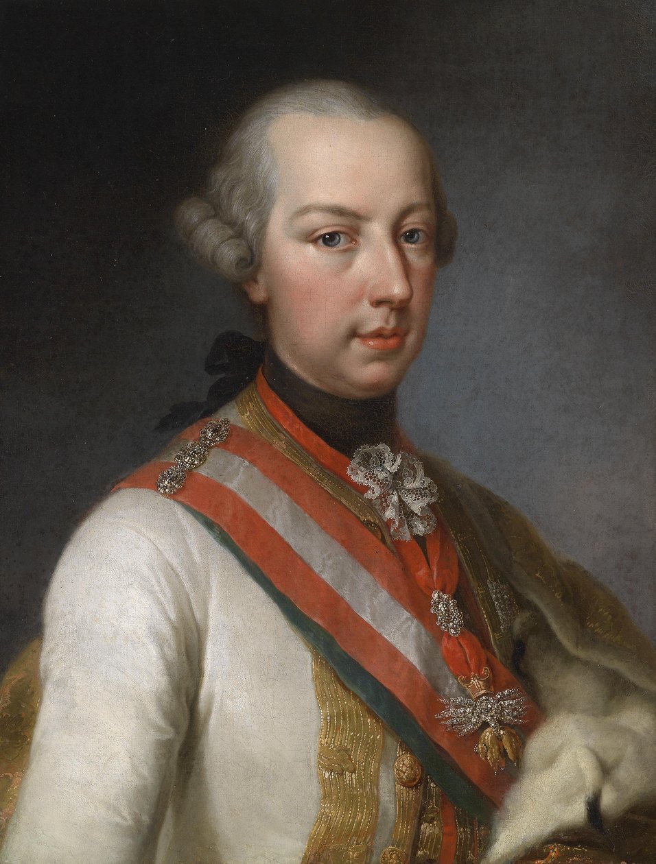 Josef II som medregent for sin mor af Joseph Hickel