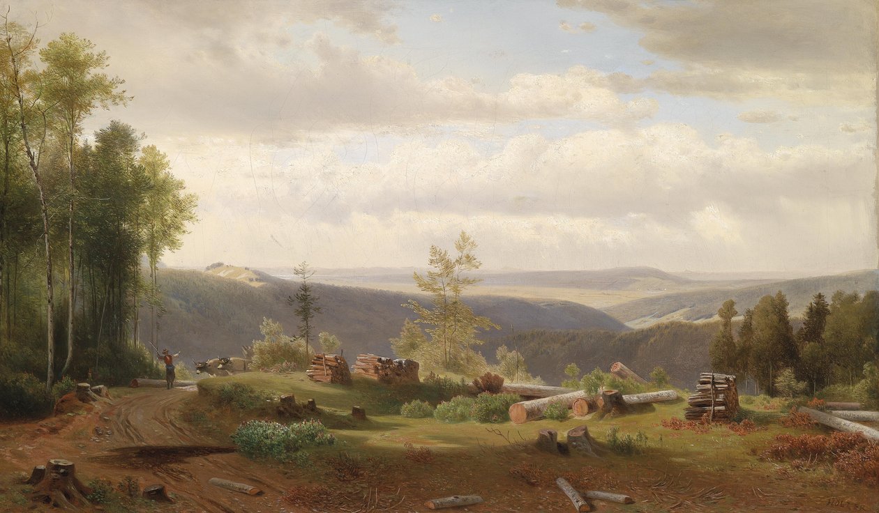 Motiv fra Wienerskoven af Joseph Holzer