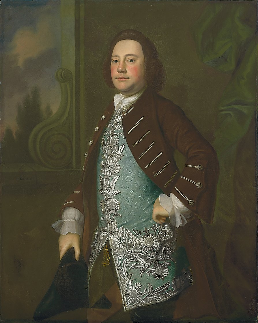Portræt af en herre, c.1760 af Joseph Jonathan Blackburn