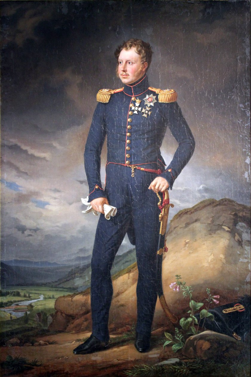 William I som en sejrrig general af Joseph Carl Stieler