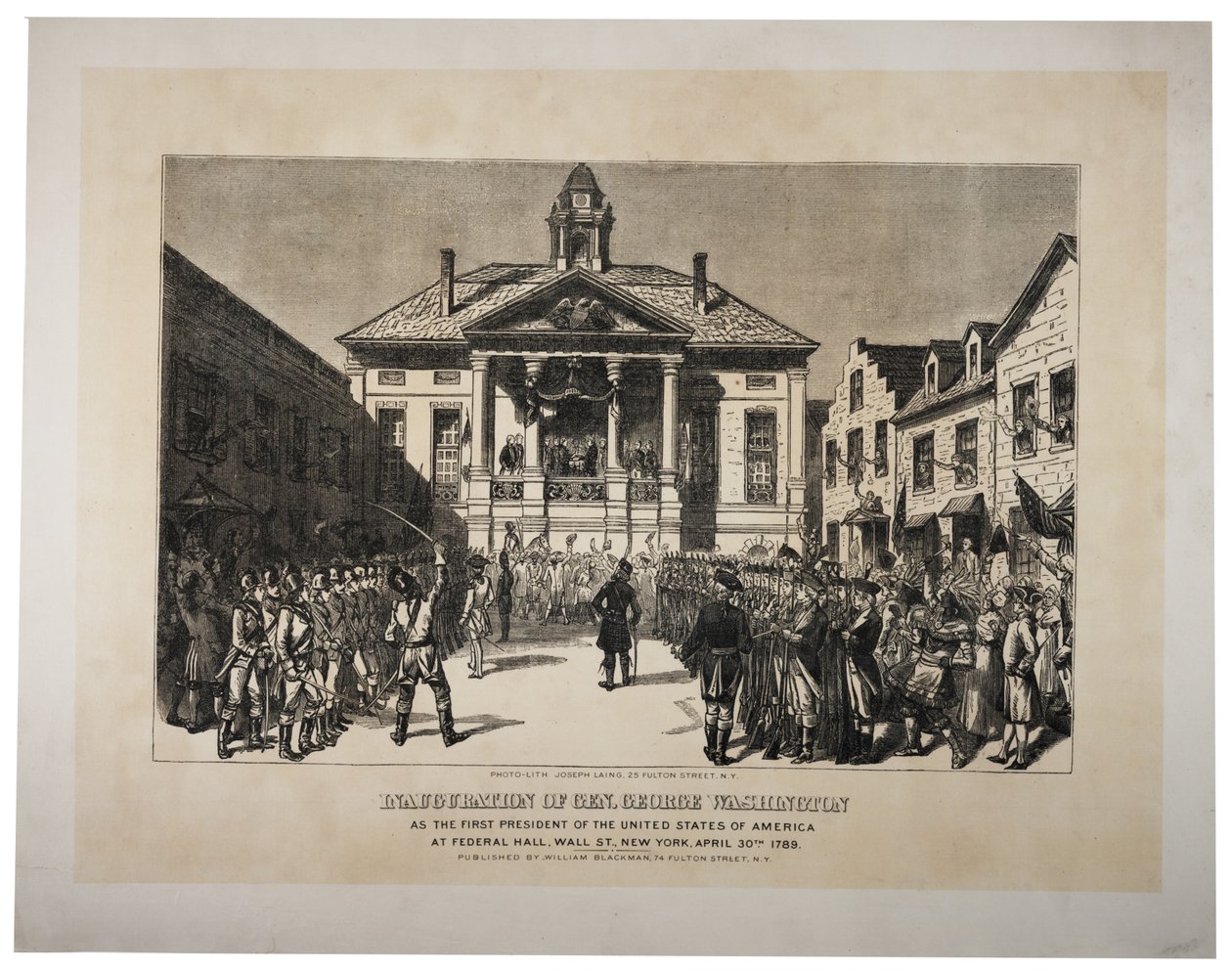 Indsættelsen af general Washington som USA
