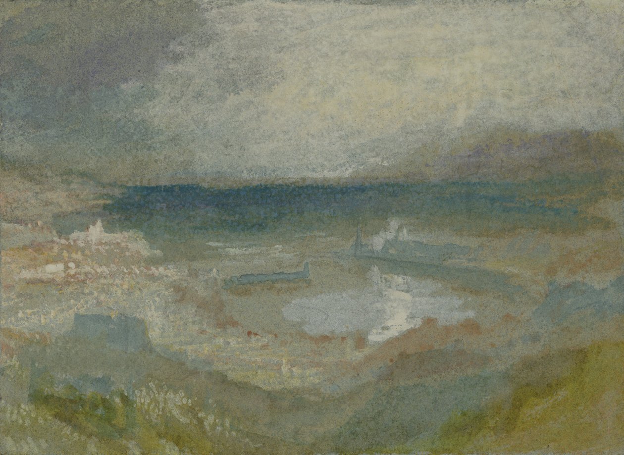 A Storm over Genoa af Joseph Mallord William Turner