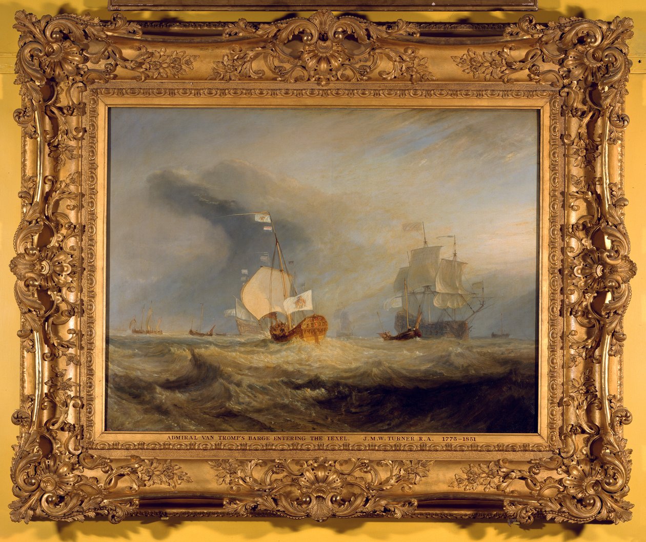 Admiral Van Tromps pram ved indgangen til Texel, 1645, 1831 af Joseph Mallord William Turner