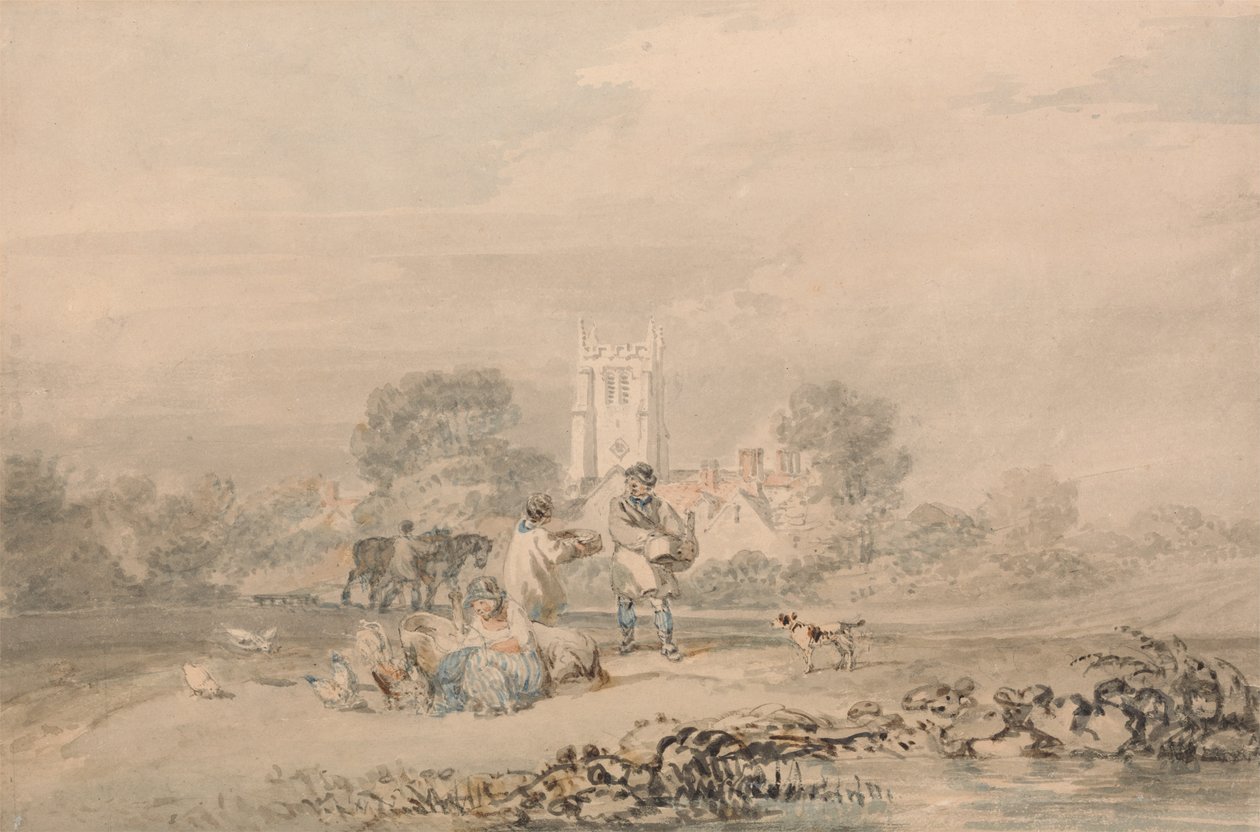 Efterårsåning af kornet af Joseph Mallord William Turner