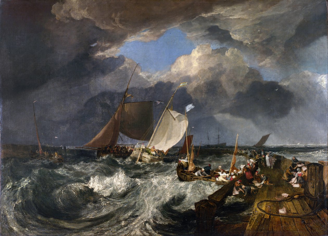 Calais Pier: An English Packet Arriving, 1803 af Joseph Mallord William Turner