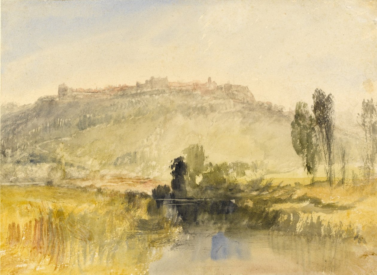 Carisbrooke Castle, Isle of Wight, ca. 1826 af Joseph Mallord William Turner