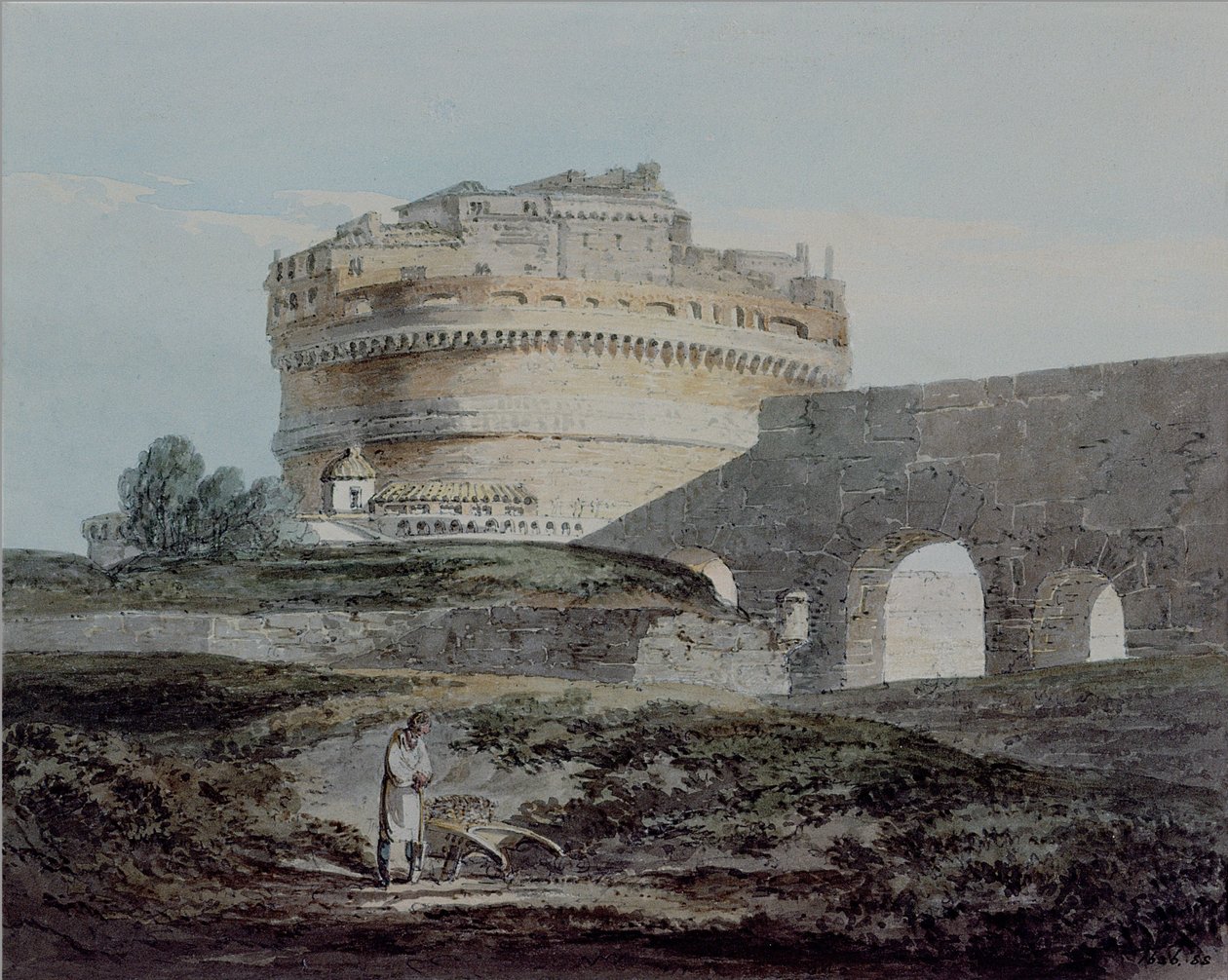 San Angelos slot, Rom af Joseph Mallord William Turner