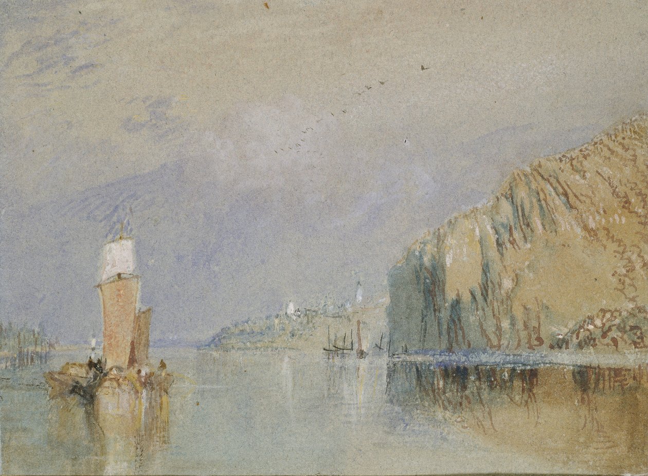 Coteaux de Mauves, ca. 1830 af Joseph Mallord William Turner