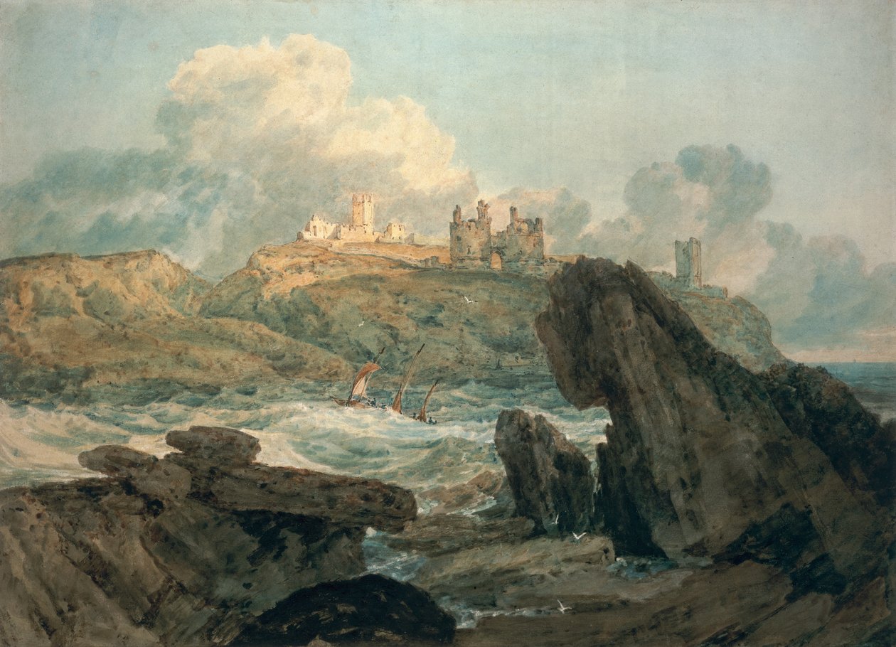 Dunstanburgh Slot af Joseph Mallord William Turner