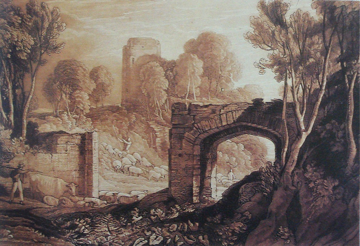 East Gate Winchelsea af Joseph Mallord William Turner