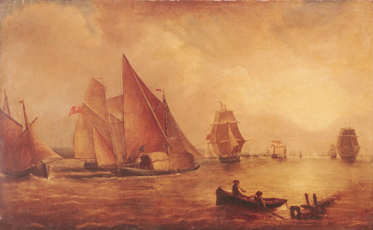 Themsens og Medway-mundingen af Joseph Mallord William Turner