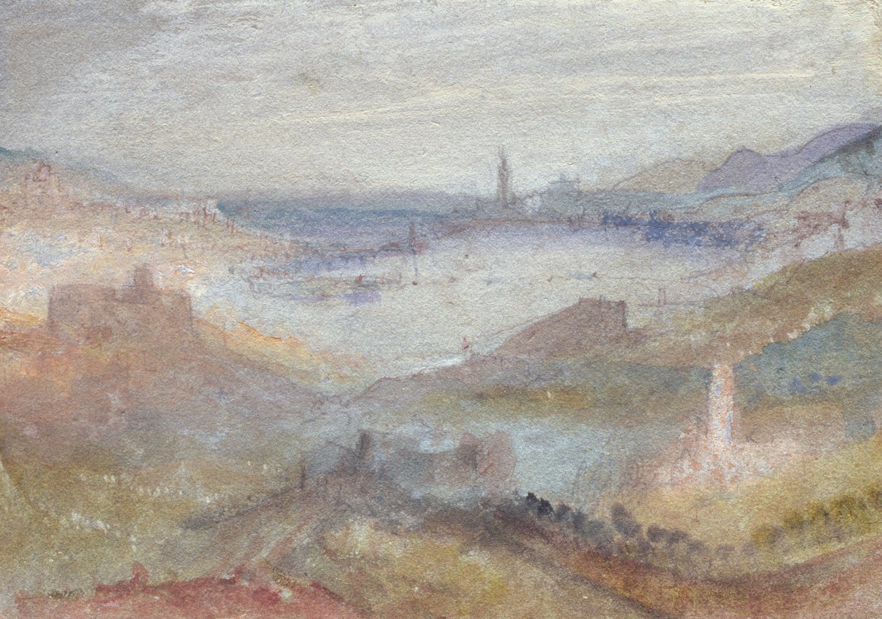 Omfattende udsigt over en sø af Joseph Mallord William Turner