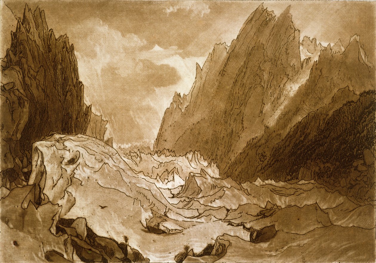 F.50.I Mer de Glace, Chamouni-dalen, Savoyen, fra 