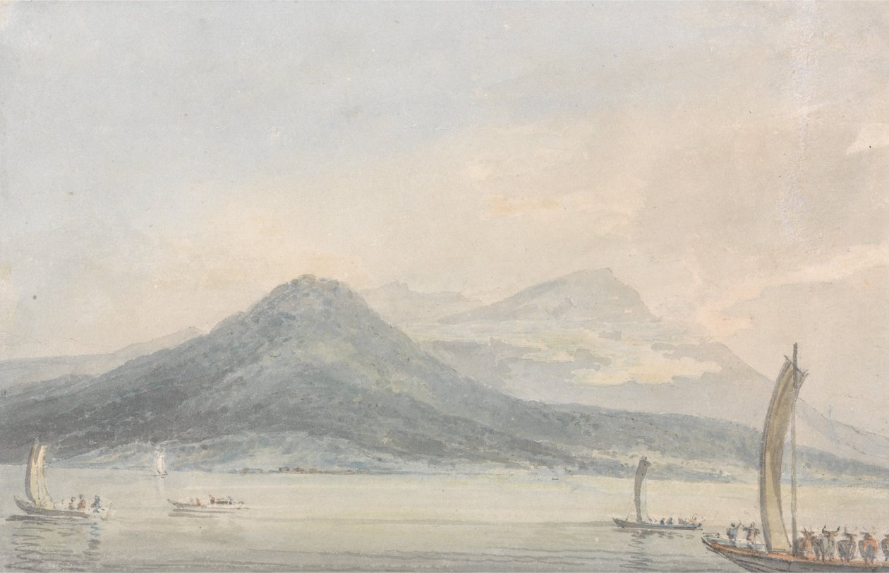 Fra Isola Borromena, Lago Maggiore af Joseph Mallord William Turner