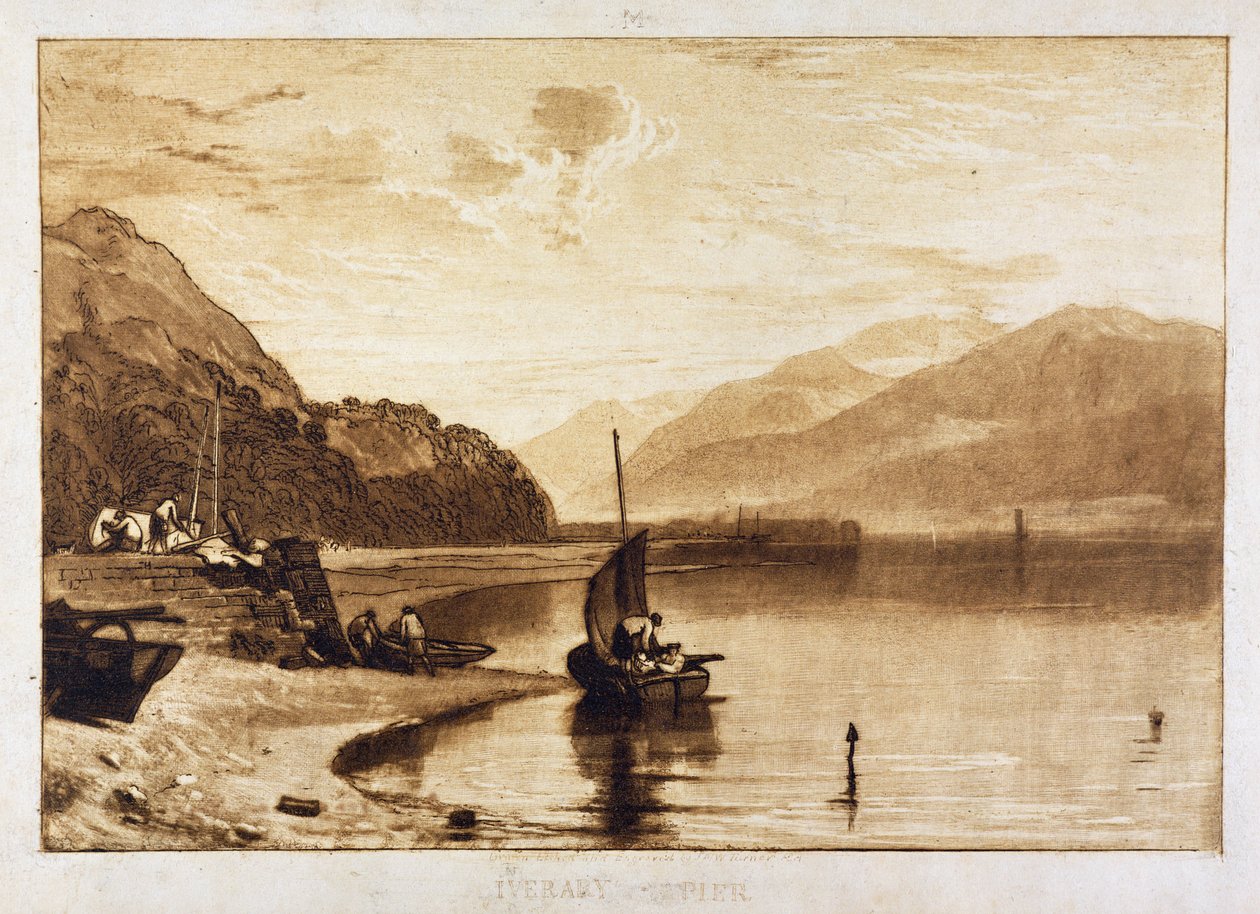 Inverary Pier, 1859-61 af Joseph Mallord William Turner