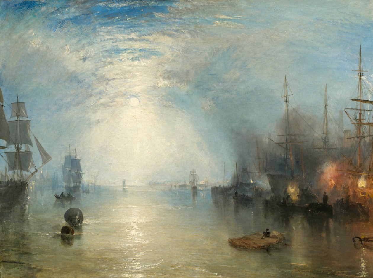 Keelmen Heaving in Coals by Moonlight af Joseph Mallord William Turner