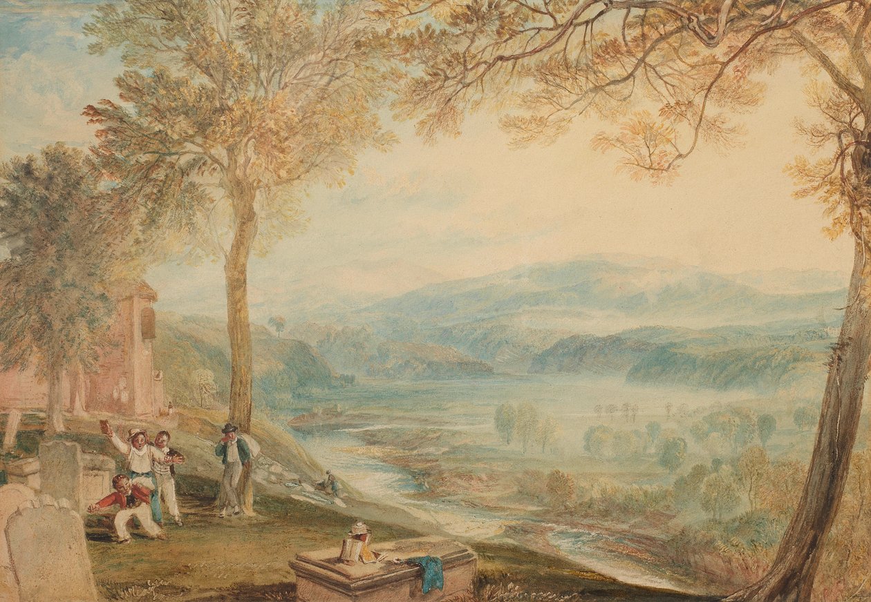 Kirkby Lonsdale kirkegård af Joseph Mallord William Turner