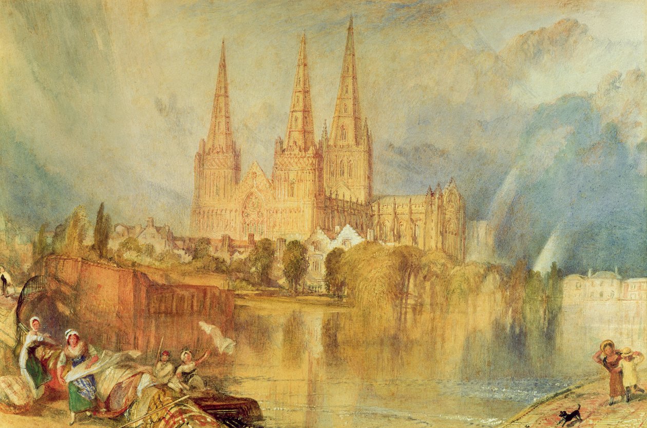 Lichfield, ca. 1830-35 af Joseph Mallord William Turner