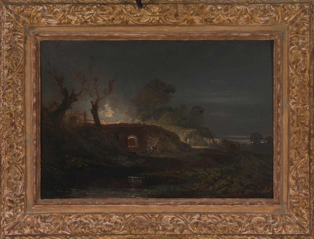 Limekiln ved Coalbrookdale af Joseph Mallord William Turner