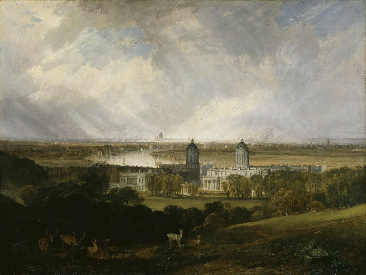 London fra Greenwich Park af Joseph Mallord William Turner