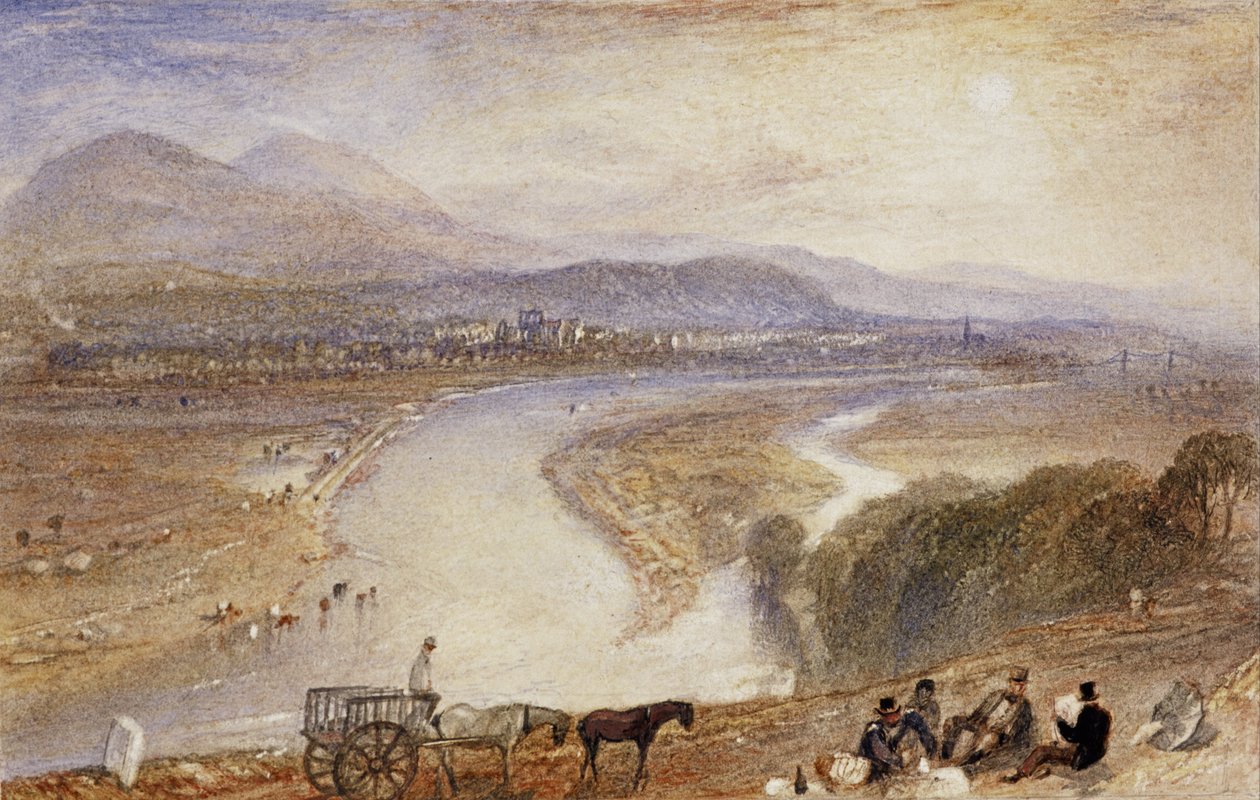 Melrose af Joseph Mallord William Turner