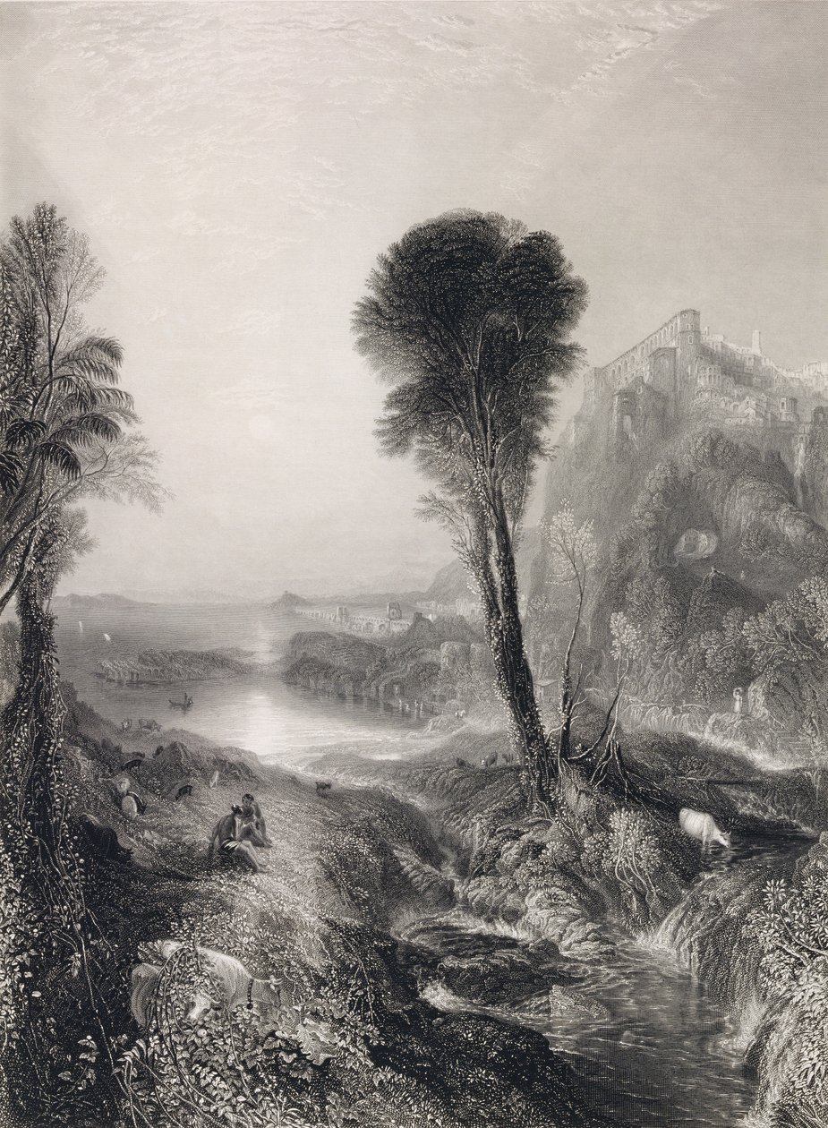 Mercury and Argus, graveret af James T. Willmore (1800-63) 1841 (ætsning og gravering) af Joseph Mallord William Turner