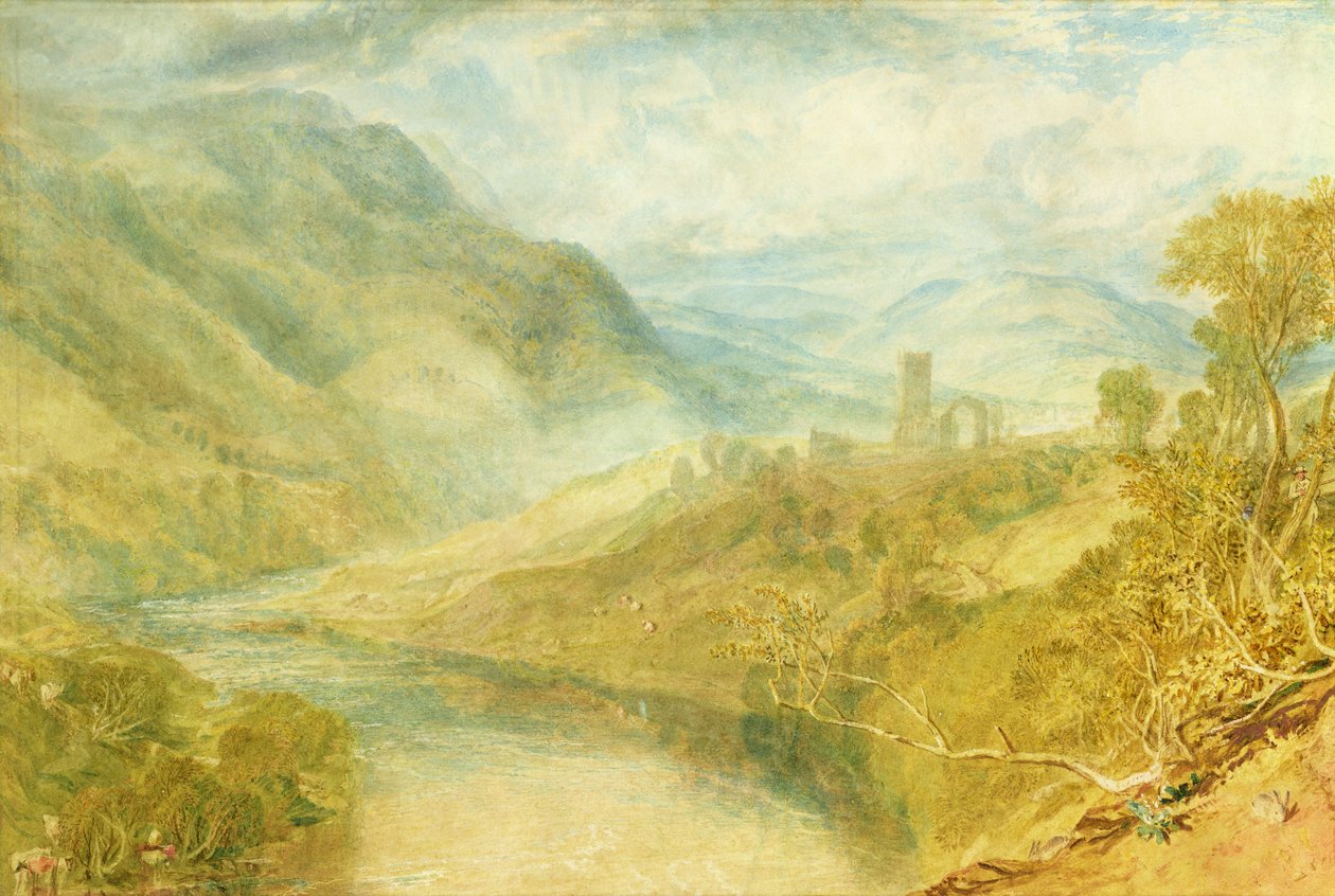 Merwick Abbey af Joseph Mallord William Turner