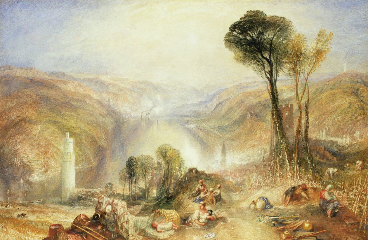 Oberwesel af Joseph Mallord William Turner