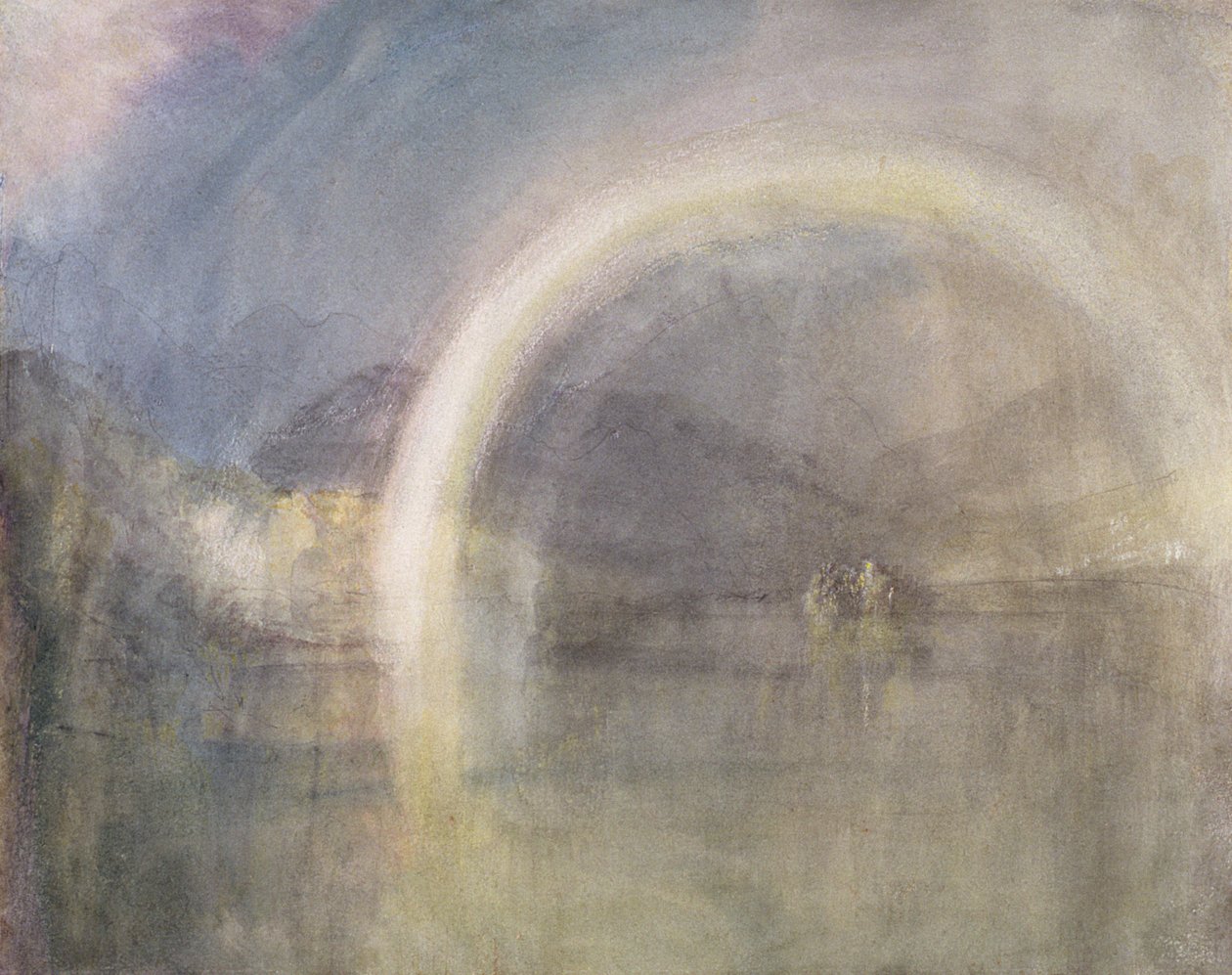 Regnbue over Loch Awe, ca. 1831 af Joseph Mallord William Turner