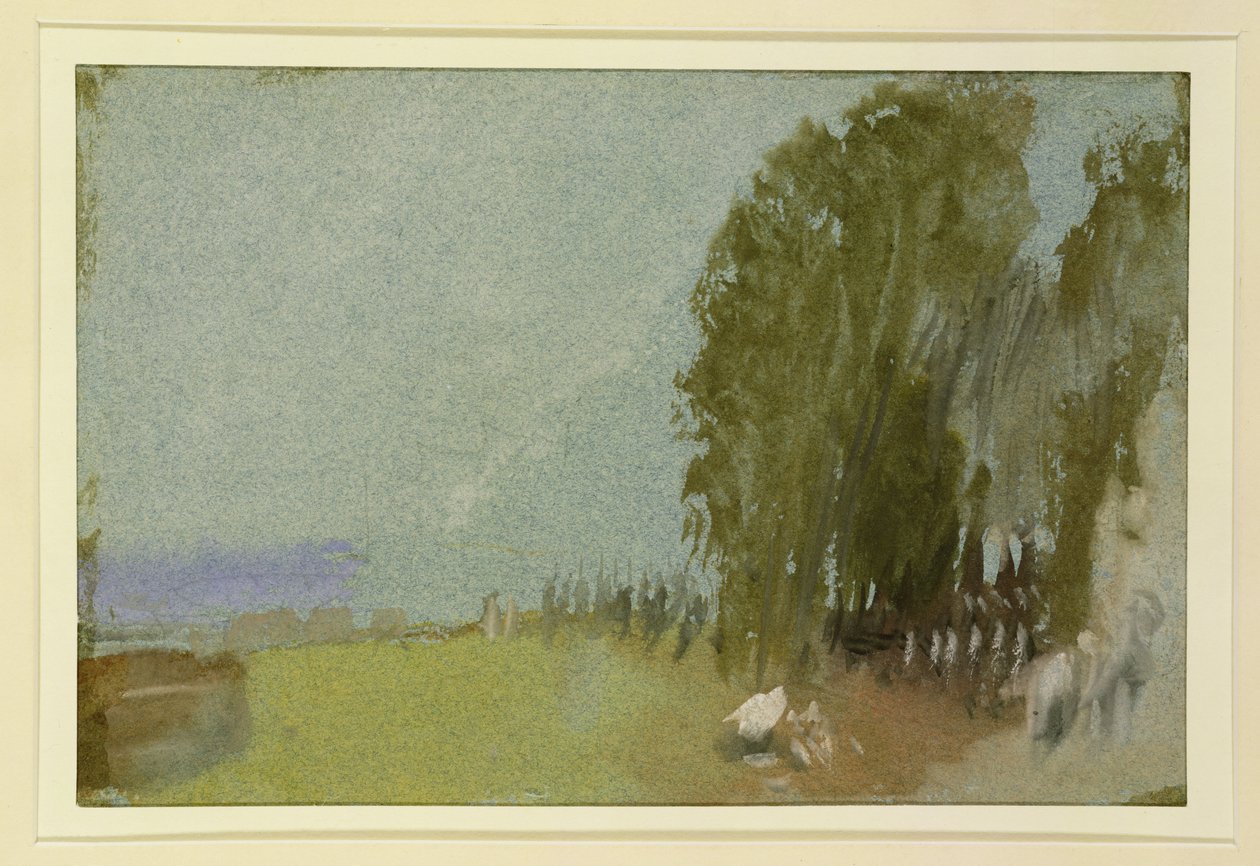 Høstmænd over Seinen ved St. Cloud af Joseph Mallord William Turner