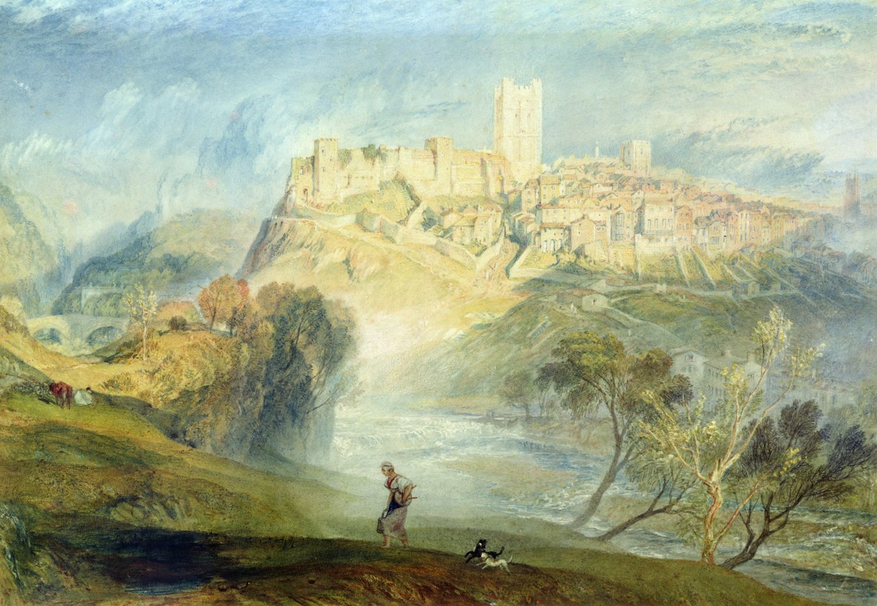 Richmond, Yorkshire af Joseph Mallord William Turner