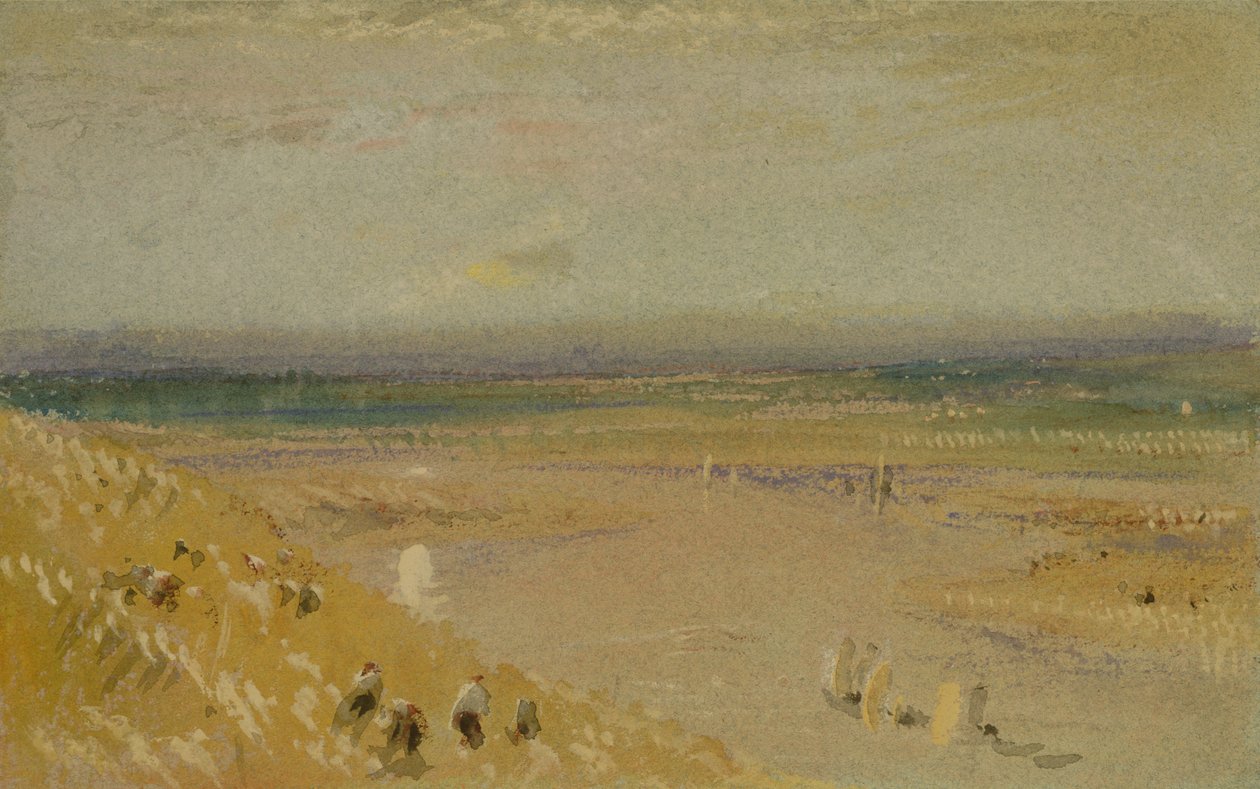 Flodlandskab af Joseph Mallord William Turner