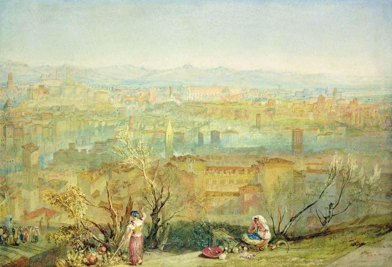 Rom fra San Pietro af Joseph Mallord William Turner
