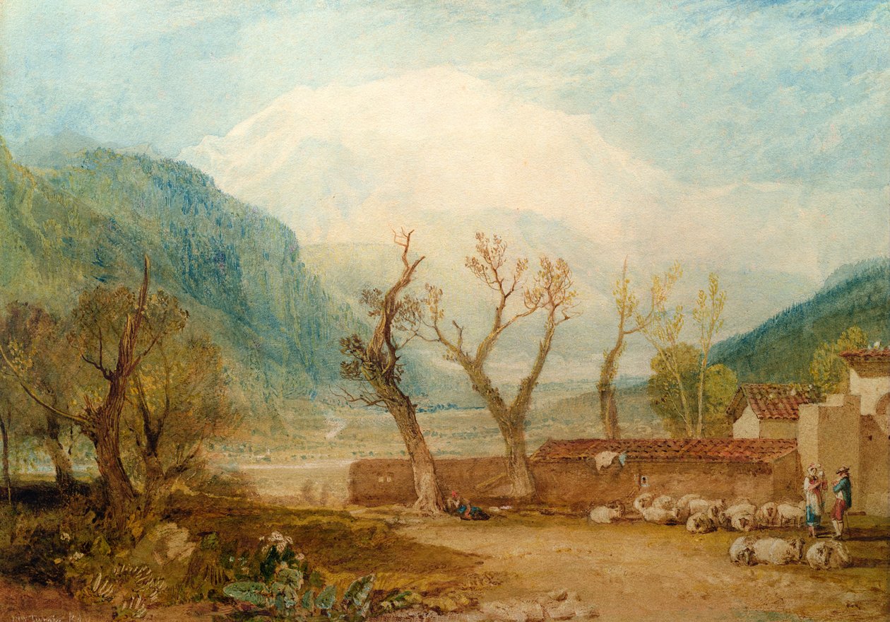Sallanches af Joseph Mallord William Turner
