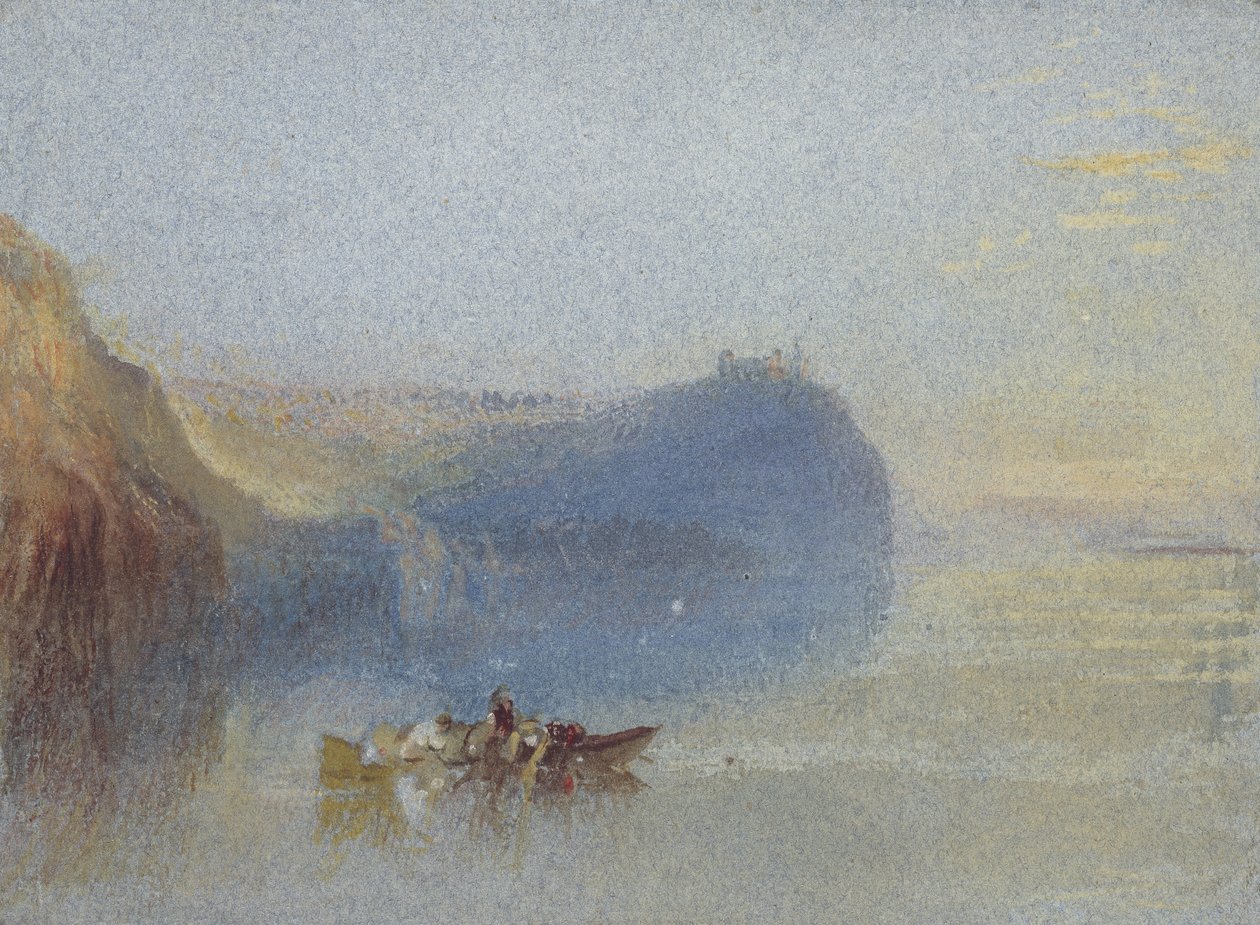 Scene på Loire, 1800-tallet af Joseph Mallord William Turner