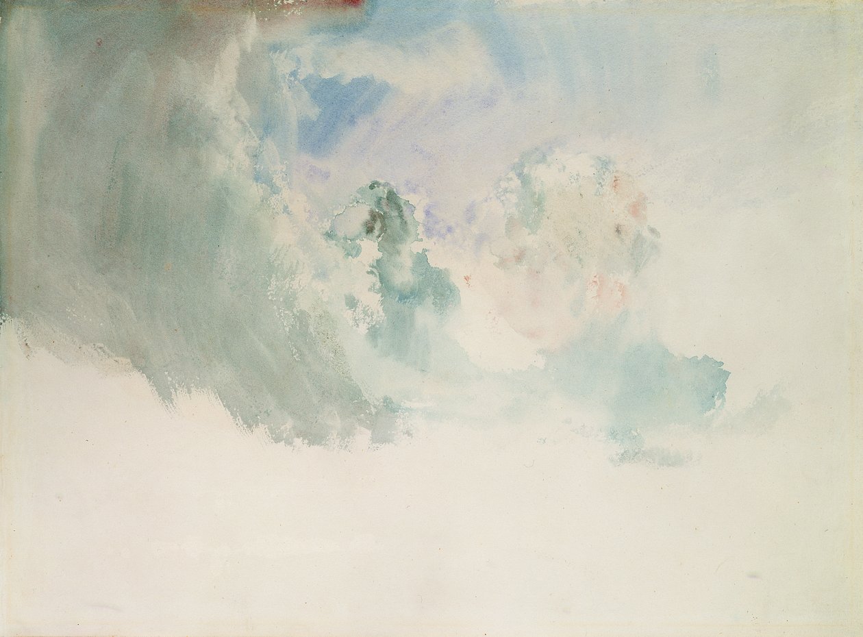Himmelstudie af Joseph Mallord William Turner