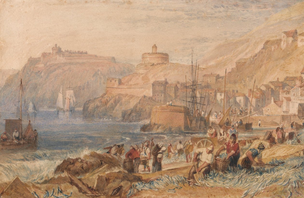 St. Mawes, Cornwall af Joseph Mallord William Turner