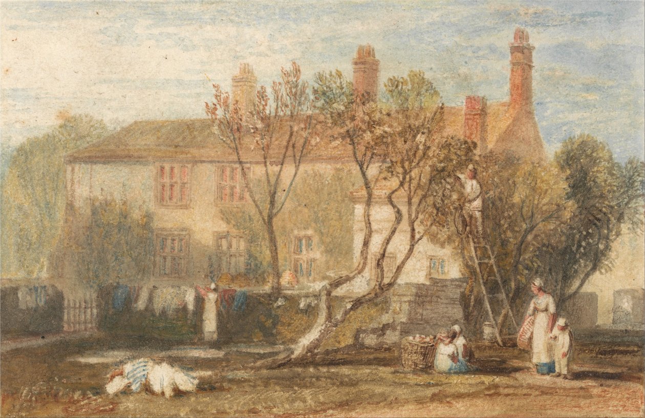 Steeton herregård, tæt på Farnley af Joseph Mallord William Turner