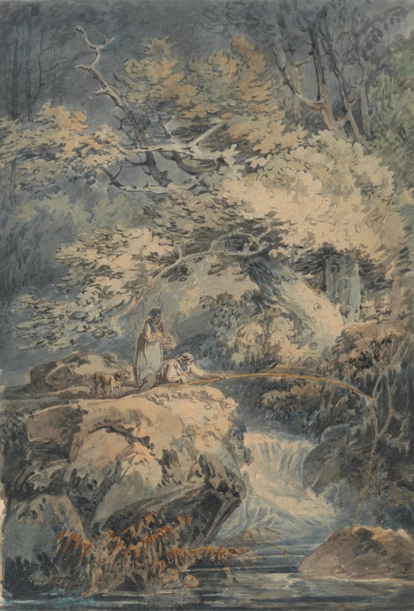 Lystfiskeren af Joseph Mallord William Turner