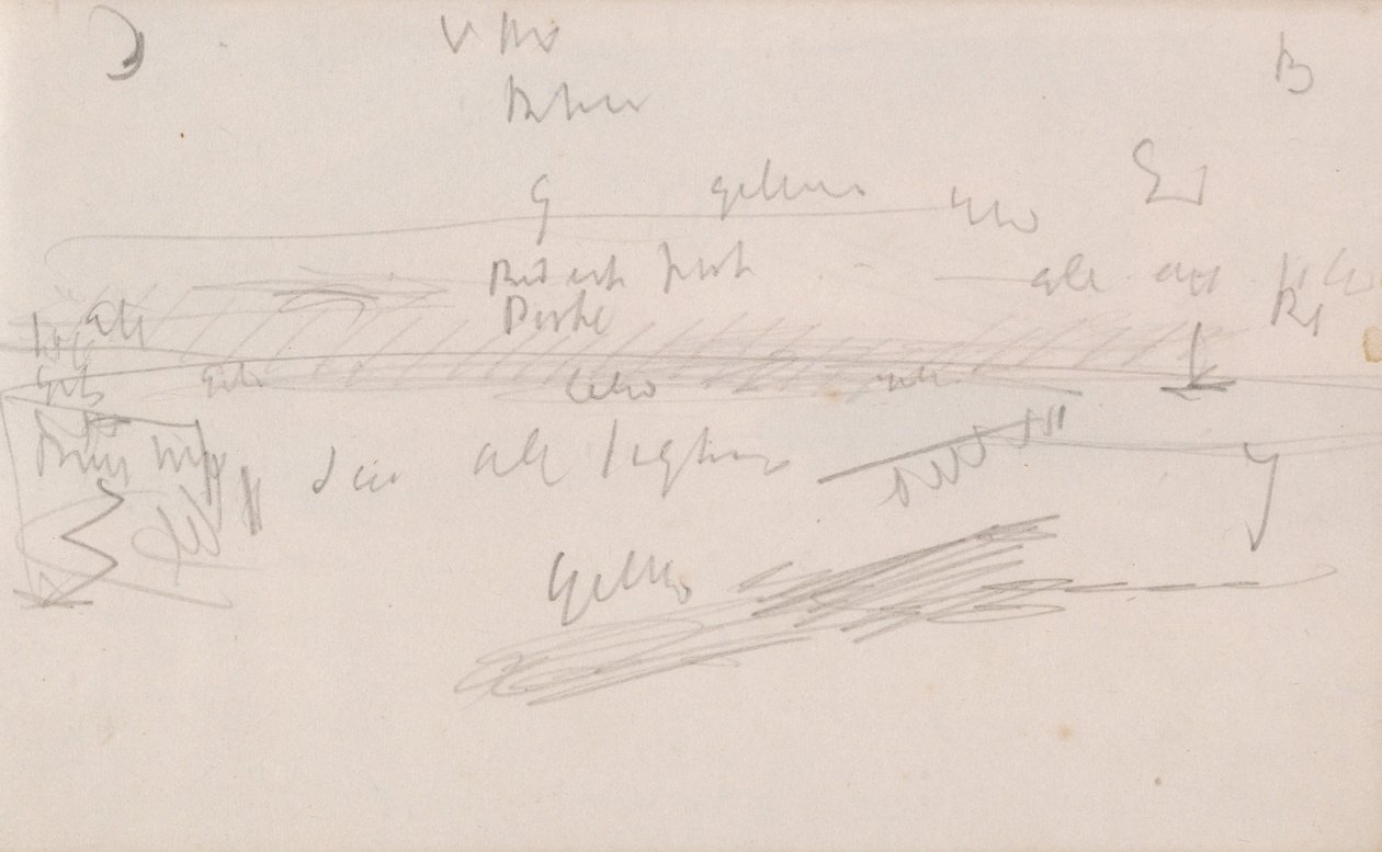 Kanalskitsebogen af Joseph Mallord William Turner
