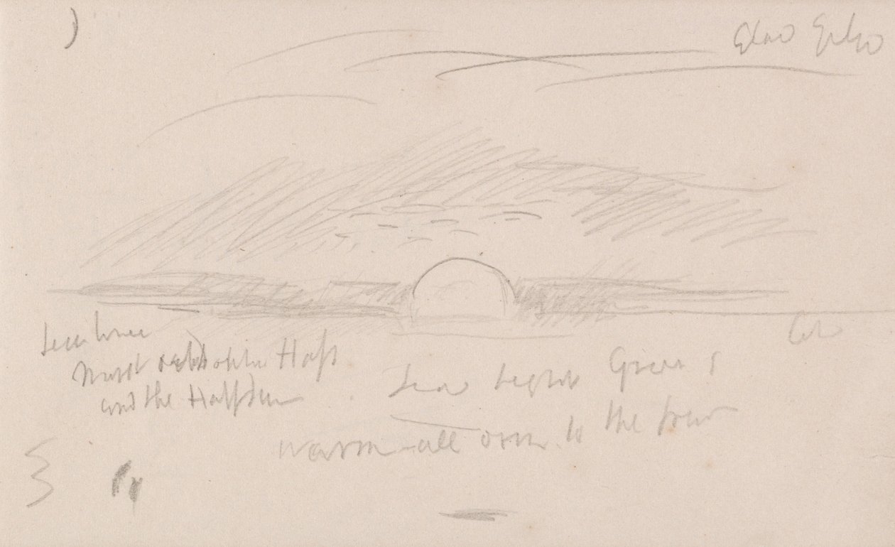 Kanalskitsebogen af Joseph Mallord William Turner