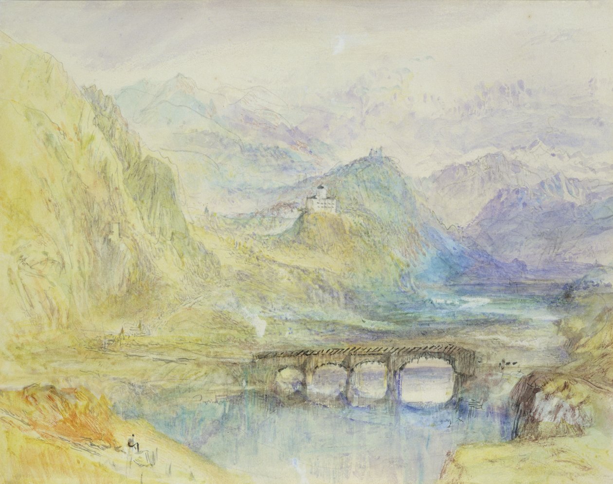 Domleschg-dalen af Joseph Mallord William Turner