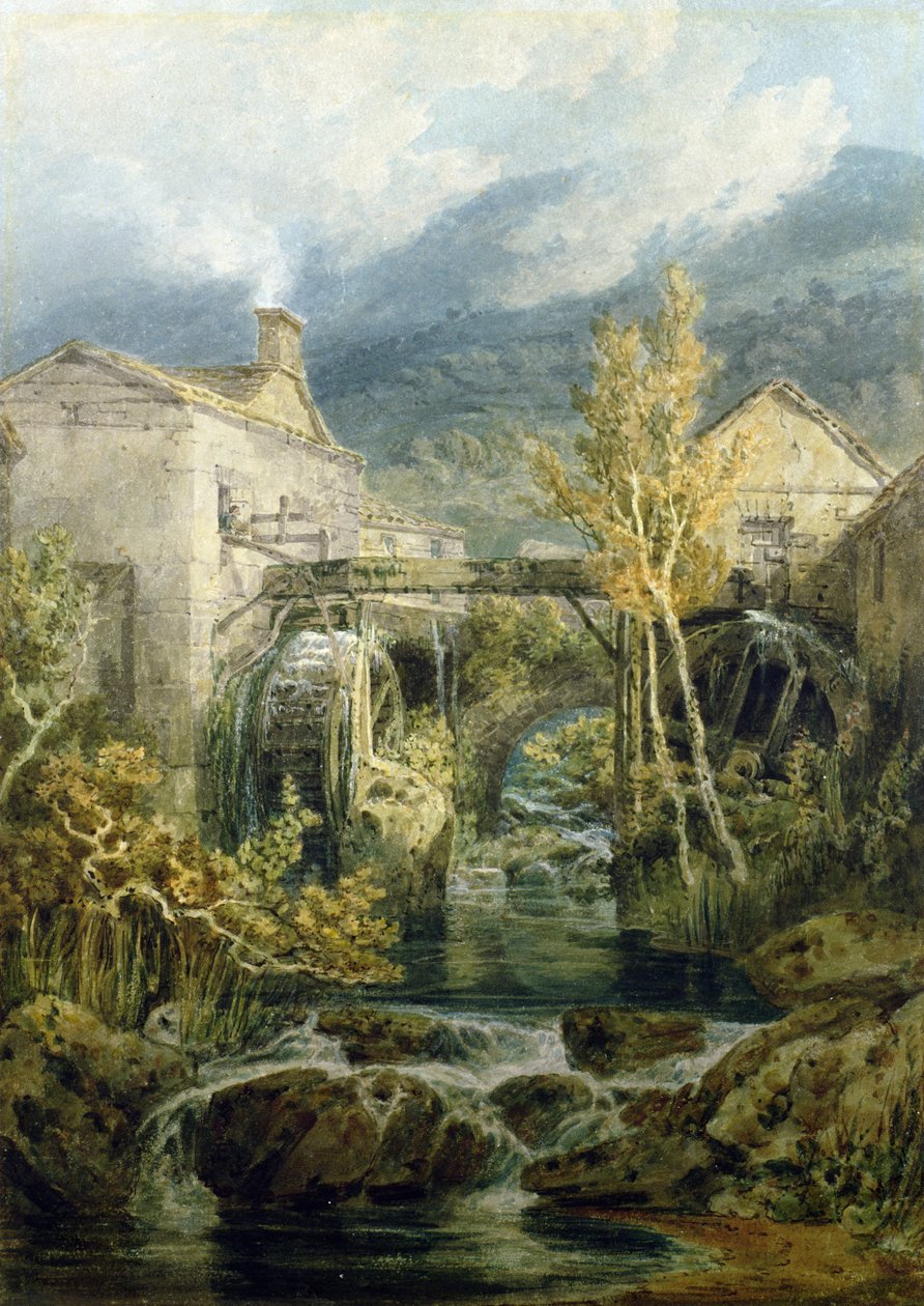 The Old Mill, Ambleside af Joseph Mallord William Turner