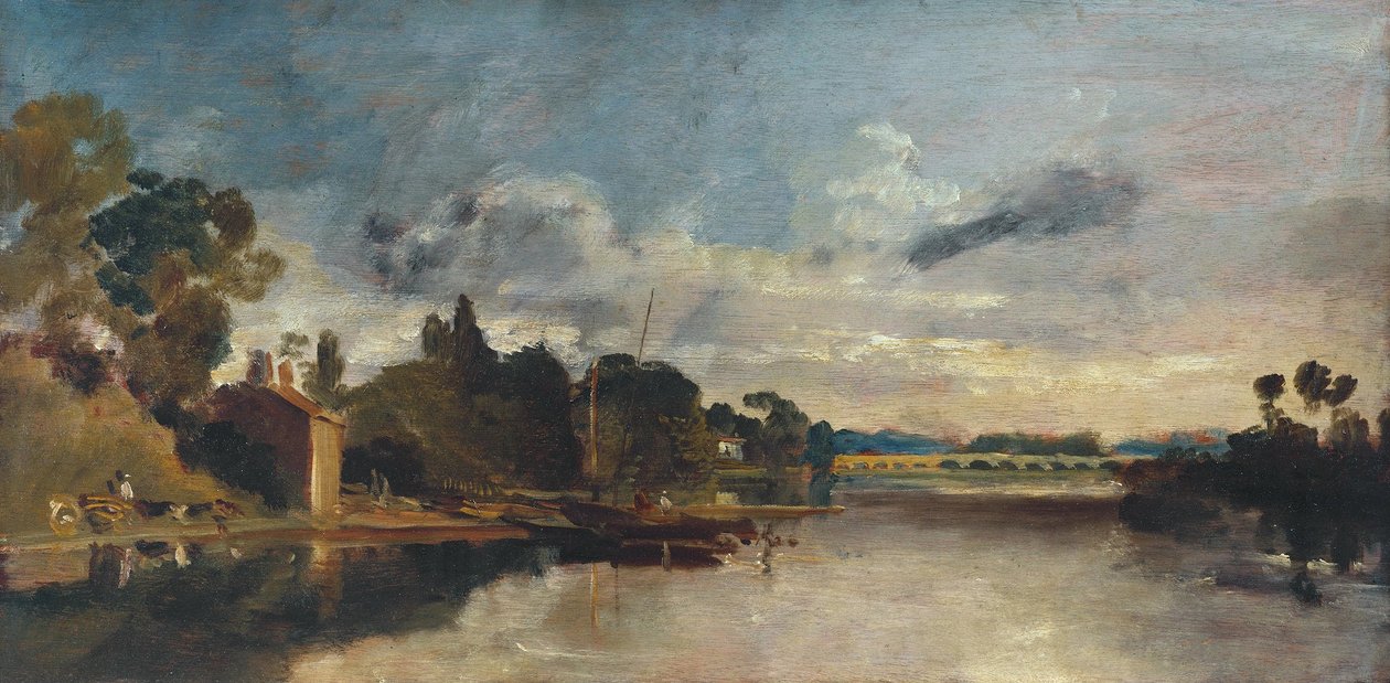 Themsen nær Walton Bridges af Joseph Mallord William Turner