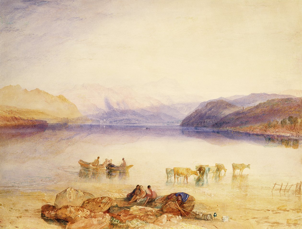 Ullswater af Joseph Mallord William Turner