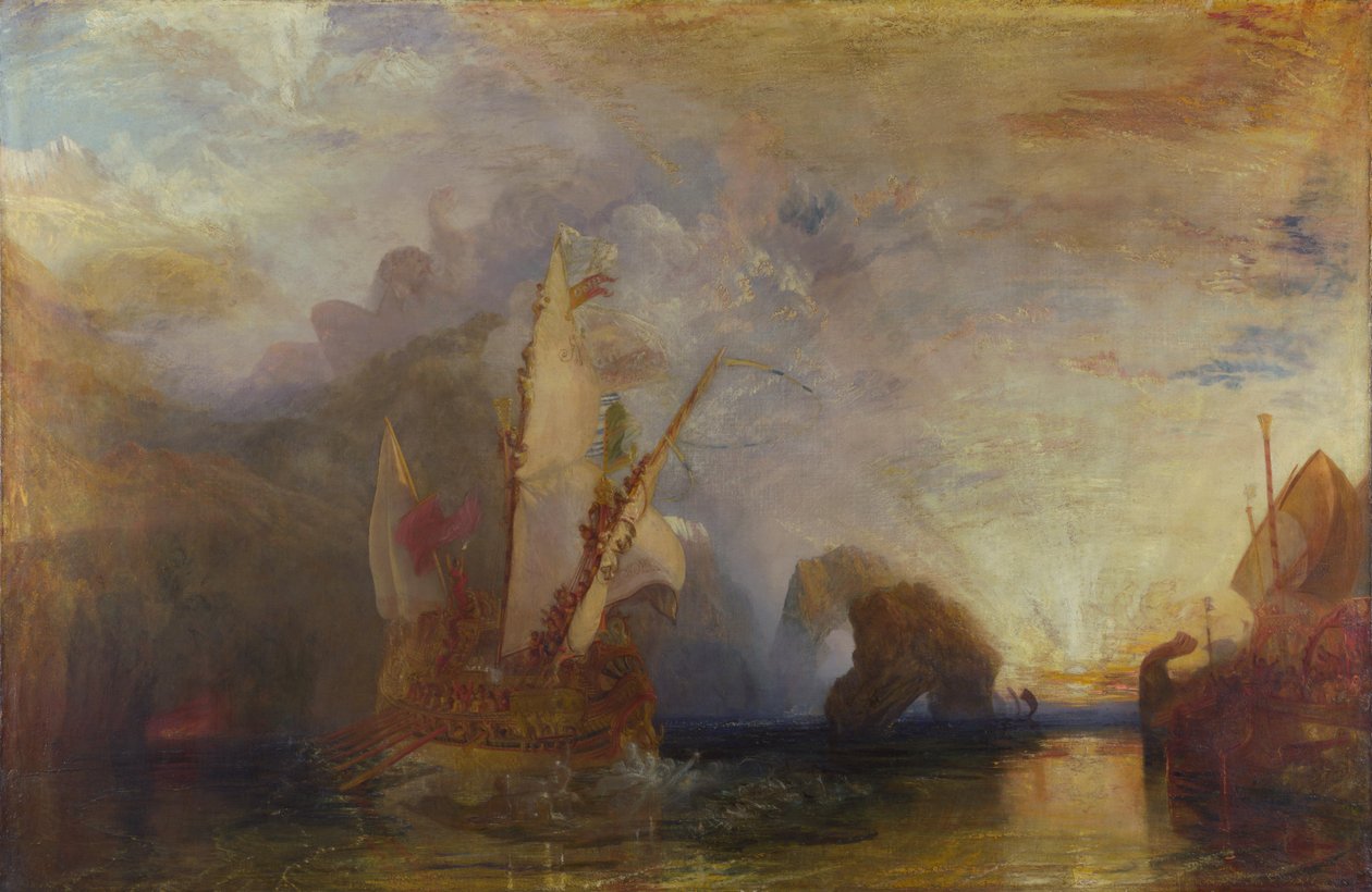 Ulysses spottende Polyphemus af Joseph Mallord William Turner