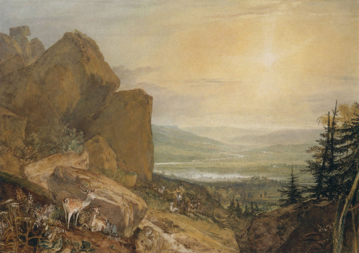 Wharfedalen med Otley i det fjerne af Joseph Mallord William Turner
