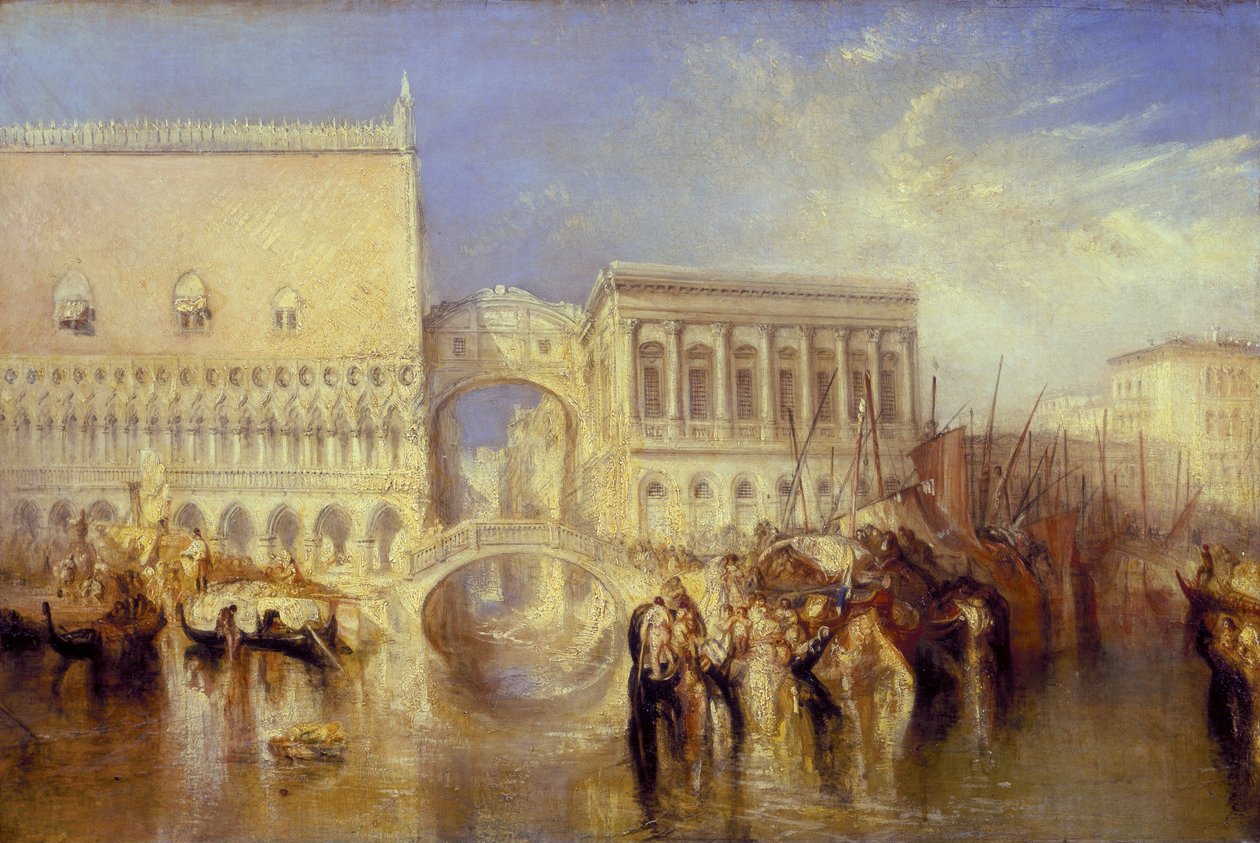 Venedig, Sukkenes bro af Joseph Mallord William Turner