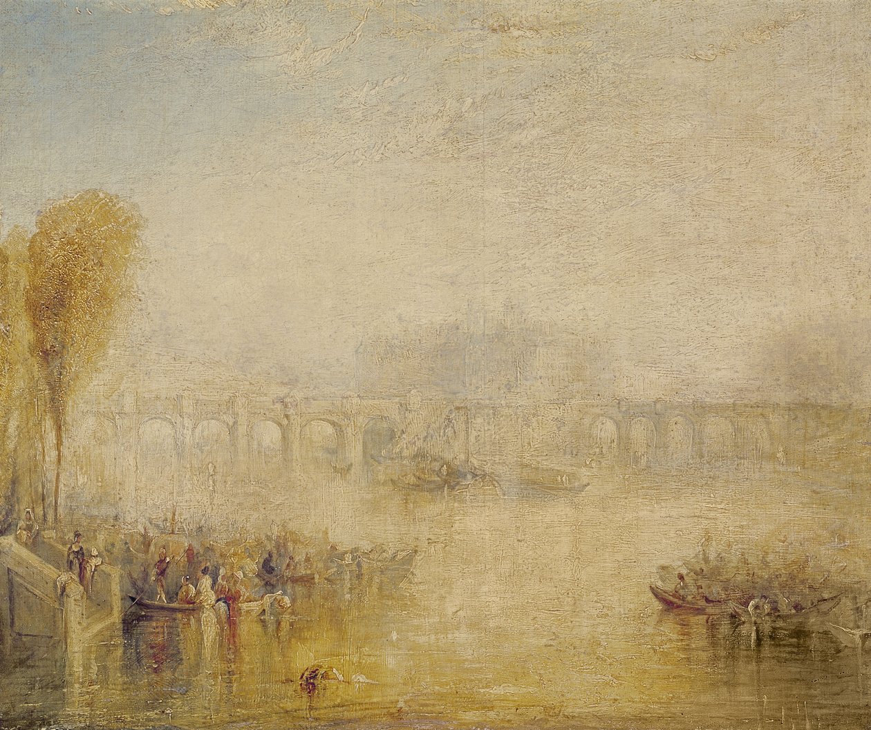 Udsigt over Pont Neuf, Paris af Joseph Mallord William Turner